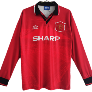 Manchester United 1994/96 Home Retro Jersey (Long Sleeve)
