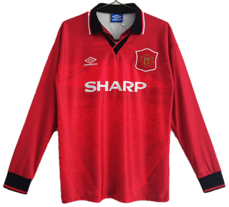 Manchester United 1994/96 Home Retro Jersey (Long Sleeve)