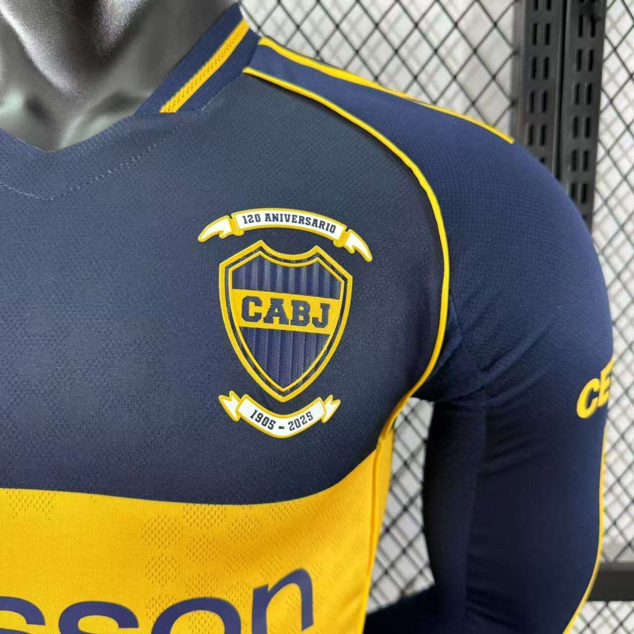 Boca Juniors 2025/26 Home Jersey (Player Version, Long Sleeve) - Image 4