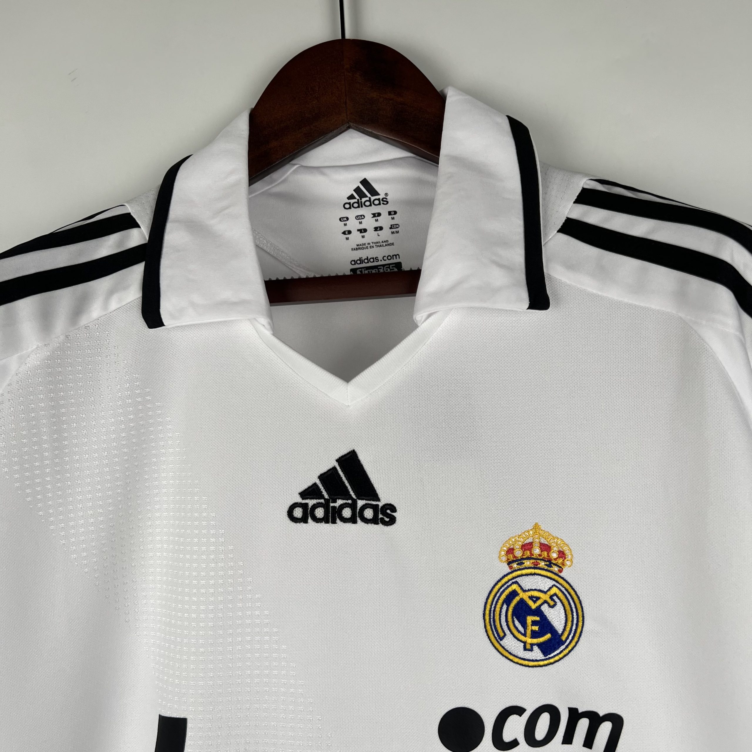 Real Madrid 2008/09 Home Retro Jersey - Image 2