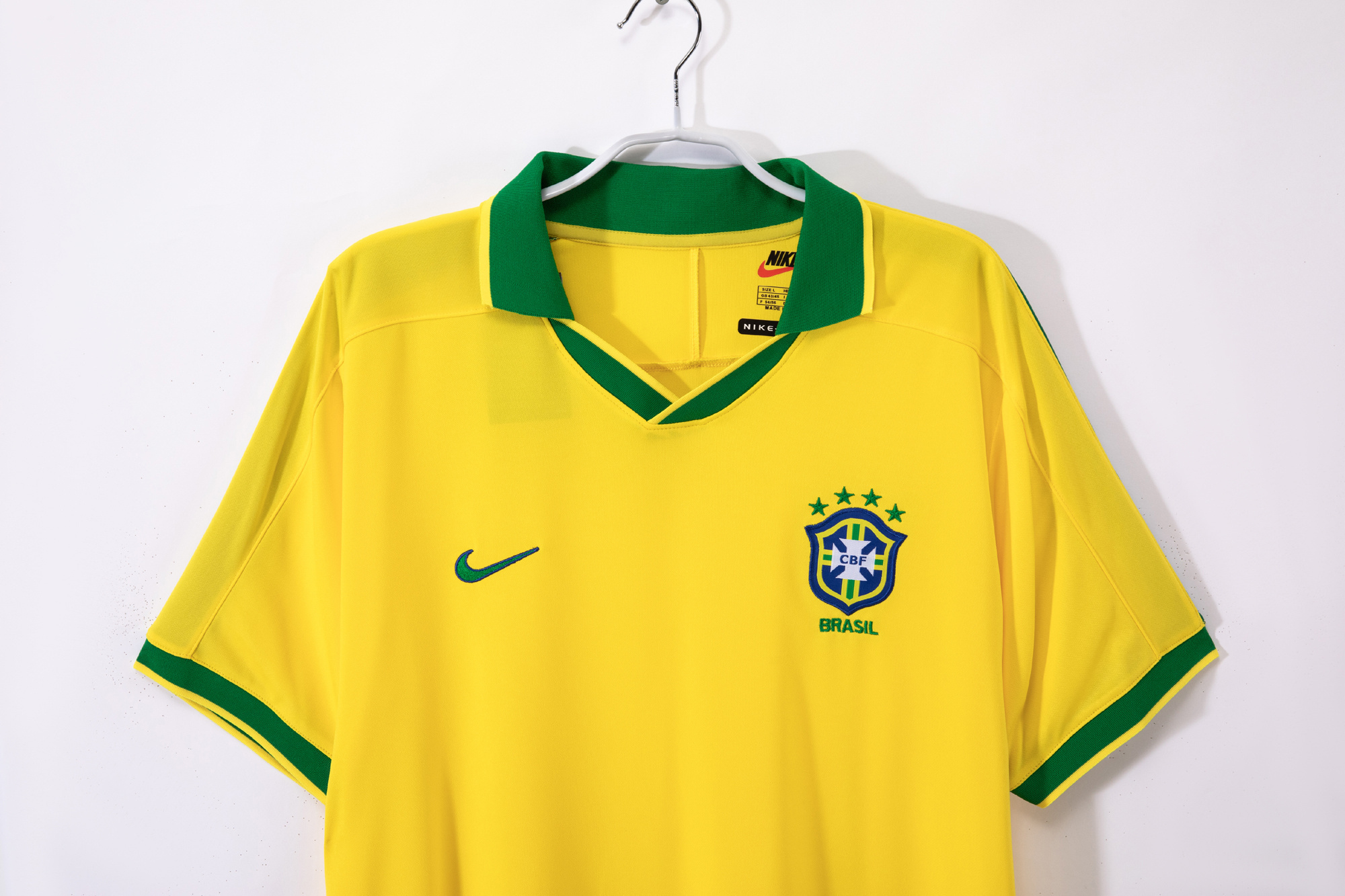 Brazil 1997 Home Retro Jersey (Fan Version) - Image 5