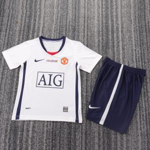Manchester United 2008/09 Champions League Away Kids Kit