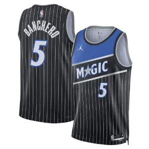 Orlando Magic Paolo Banchero #5 Black Swingman Jersey - Statement Edition