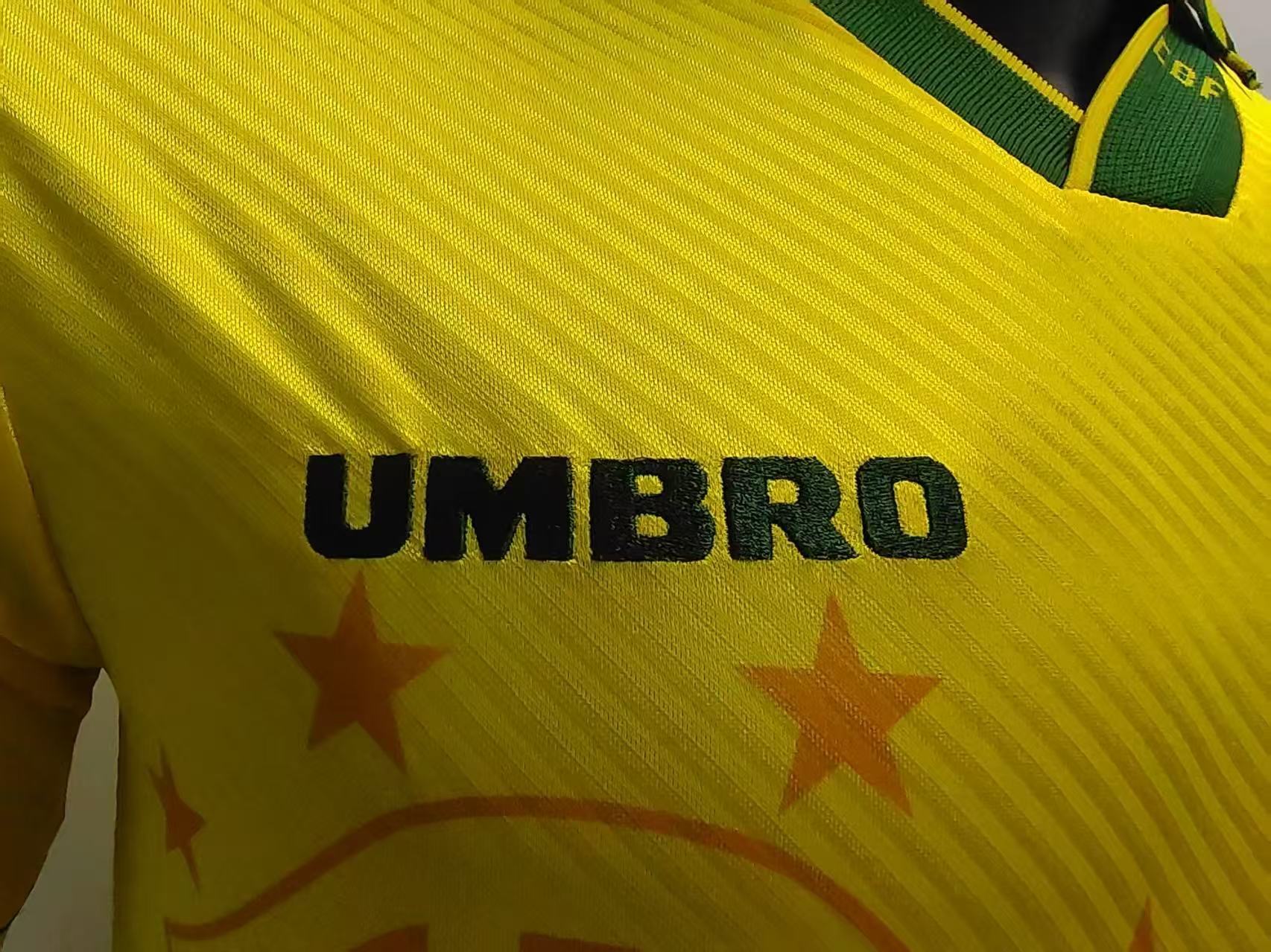 Brazil 1996 Home Retro Jersey (Fan Version) - Image 3