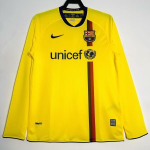 Barcelona 2008/09 Away Retro Jersey (Long Sleeve)