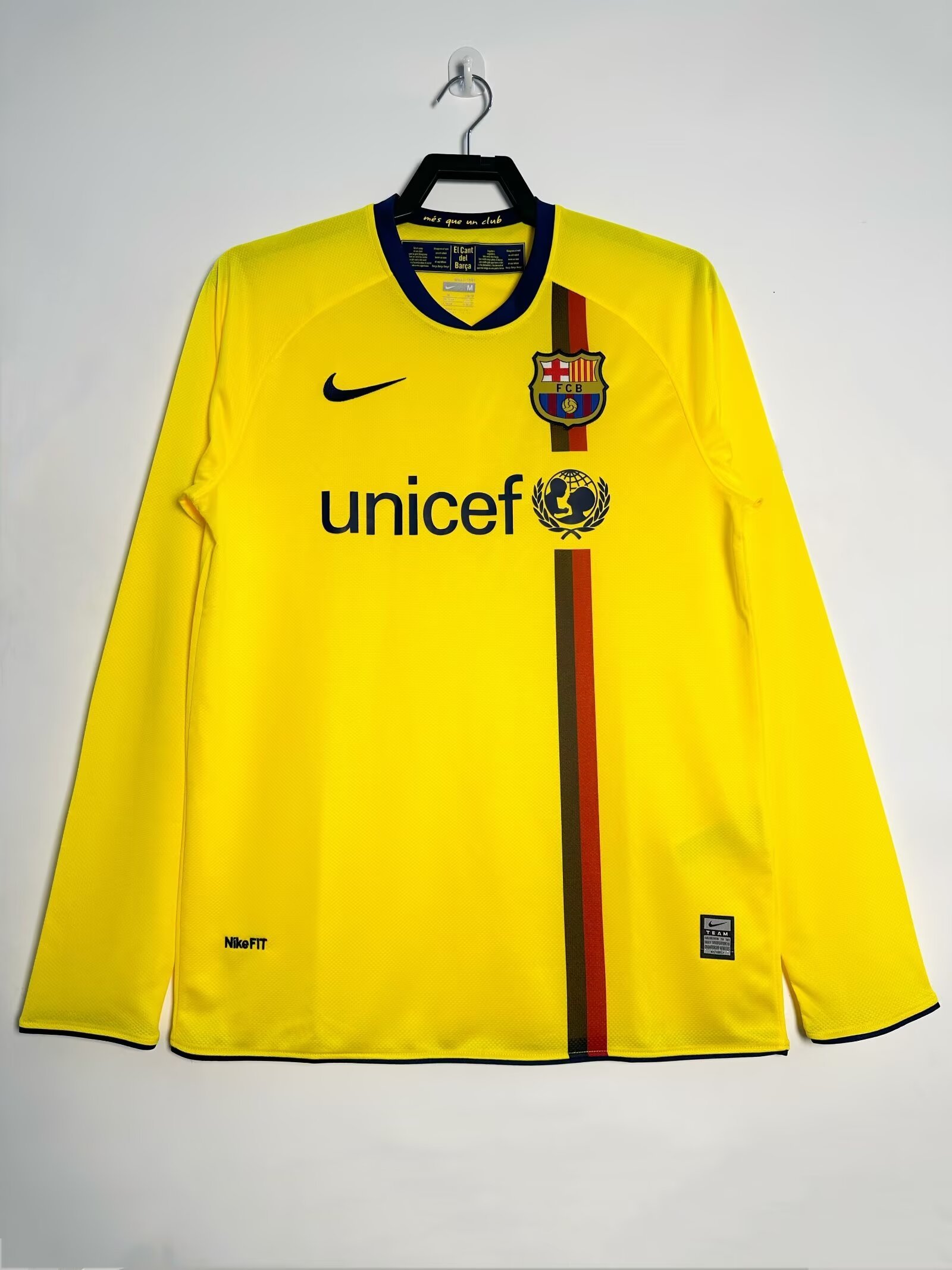 Barcelona 2008/09 Away Retro Jersey (Long Sleeve)