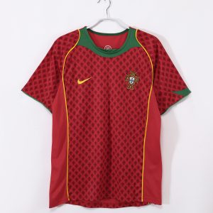 Portugal 2004 Euro Home Retro Jersey