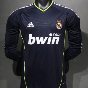 Real Madrid 2010/11 Away Retro Jersey (Player Version, Long Sleeve)
