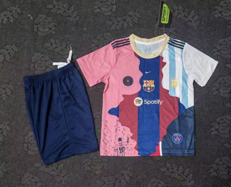 2025/26 Messi #10 Special Edition Barcelona Kids Kit - Image 4