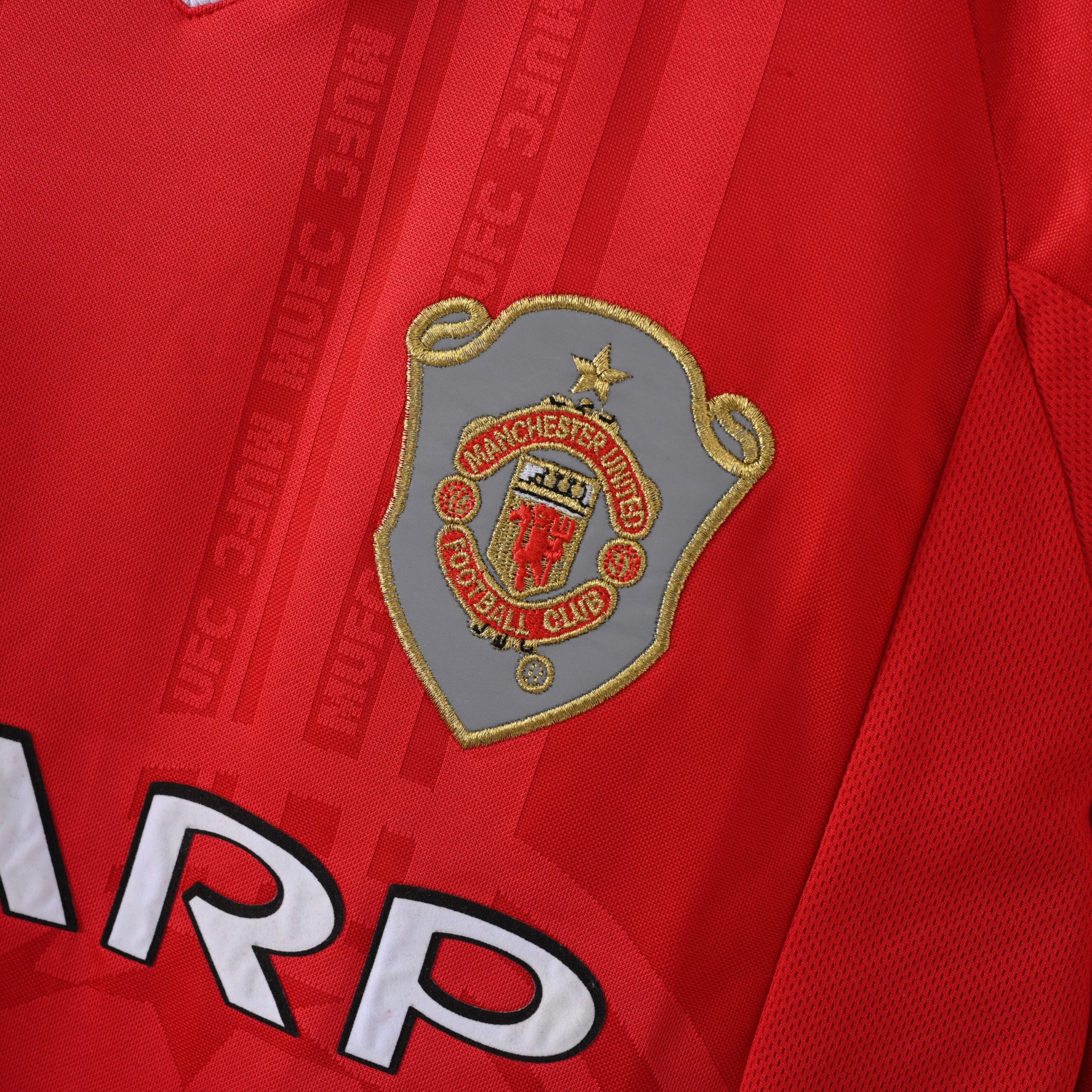 Manchester United 1999/00 Champions League Home Retro Jersey (Fan Version, Long Sleeve) - Image 3