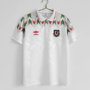 Wales 1990/92 Away Retro Jersey (Fan Version)