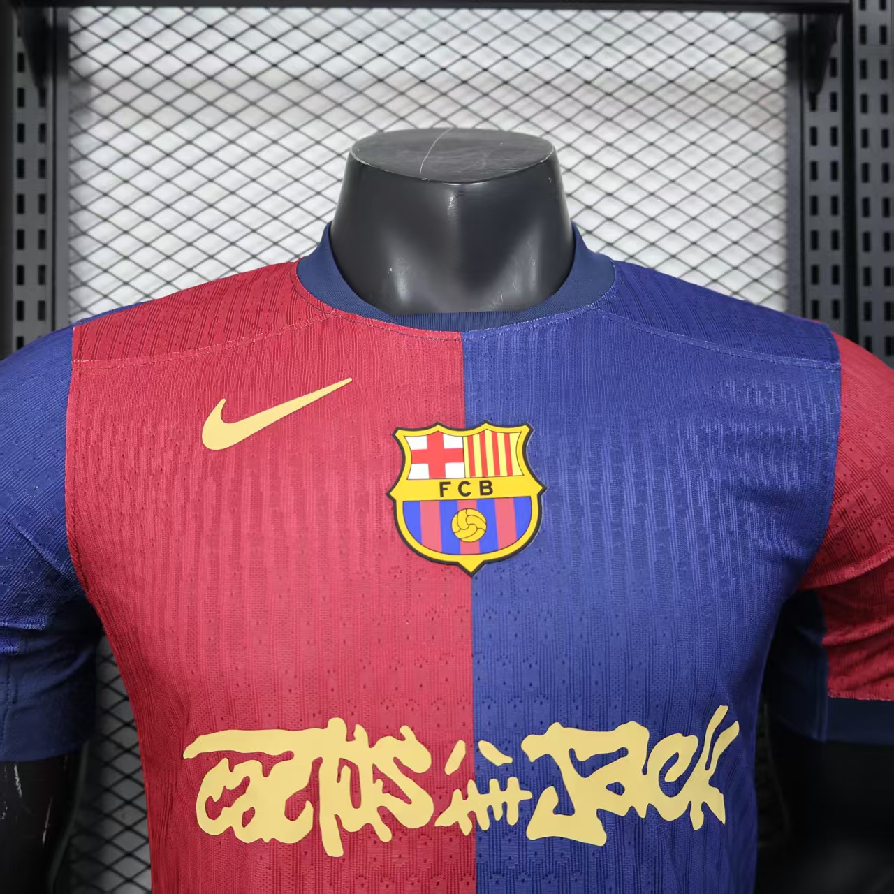 2025/26 Barcelona Home Barça X Spotify X Travis Scott Jersey Player Version - Image 4