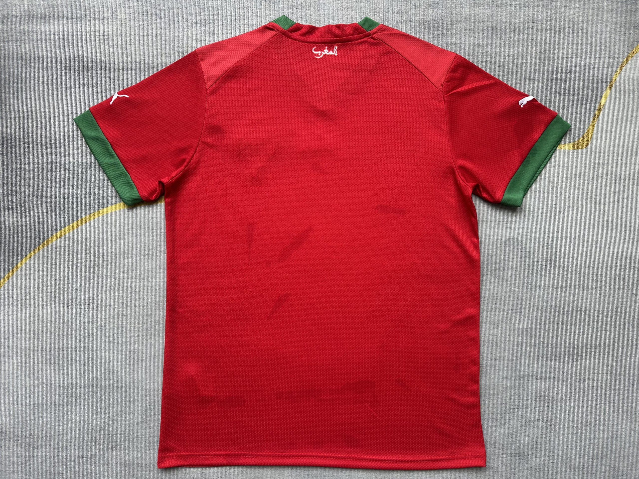 Morocco 2022 World Cup Home Retro Jersey (Fan Version) - Image 4