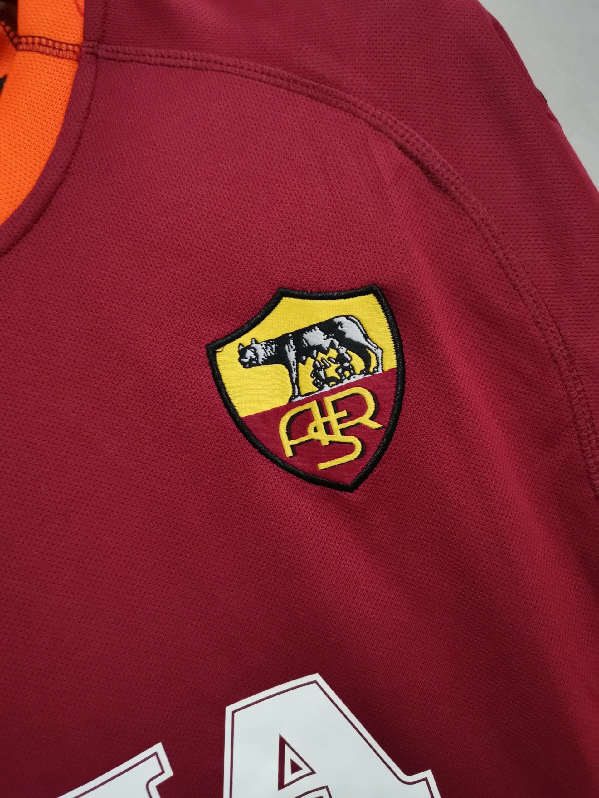 Roma 2000/01 Home Retro Jersey - Image 5