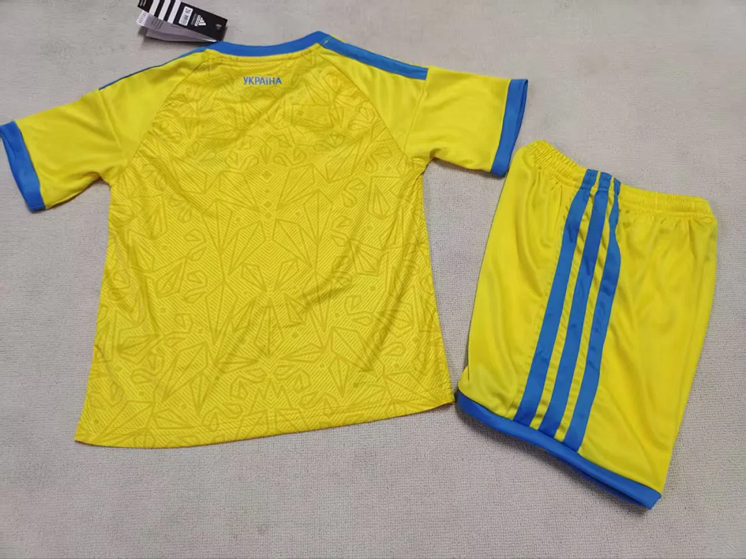 Ukraine 2026 World Cup Home Kids Kit - Image 2