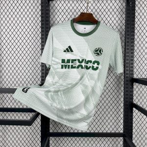 2026 Mexico World Cup Green and White Jersey Fan Version