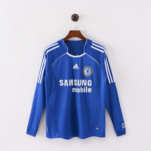 Chelsea 2006/07 Home Retro Jersey (Fan Version, Long Sleeve)