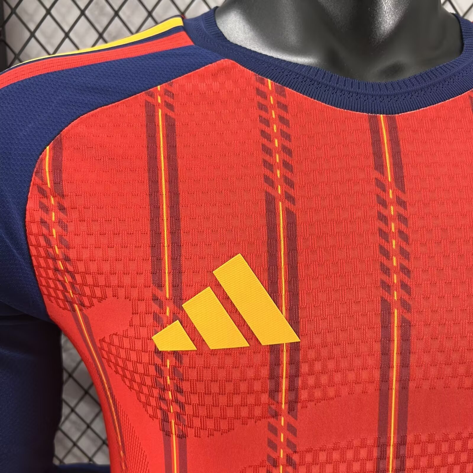 Spain 2026 World Cup Home Jersey (Player Version, Long Sleeve) - Image 3