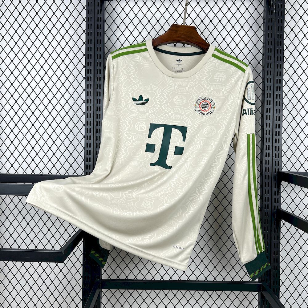 2025/26 Bayern Munich Oktoberfest Special Jersey Fan Version Long Sleeve