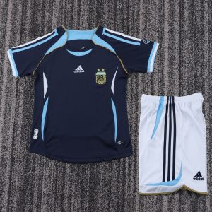 Argentina 2006 World Cup Away Kids Kit