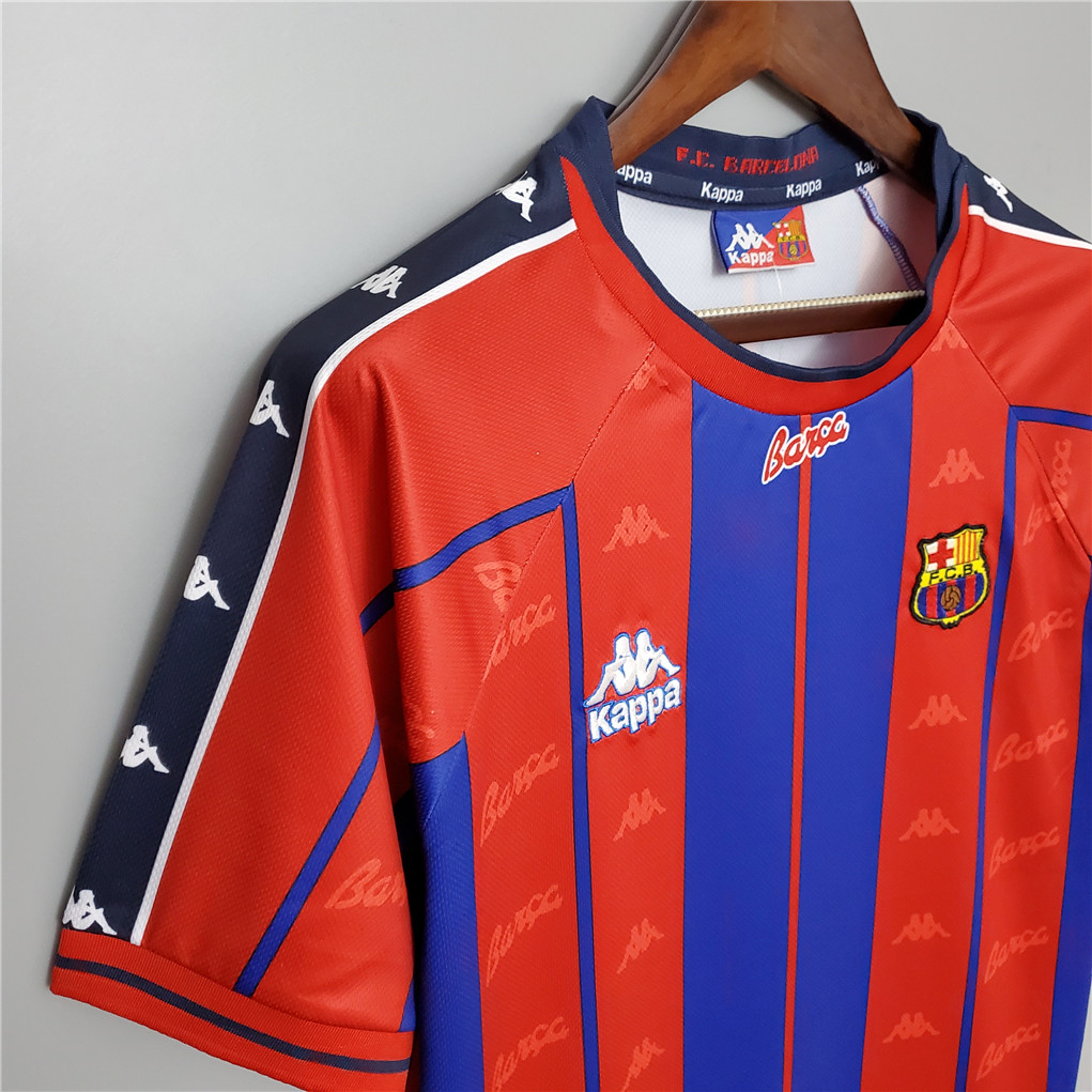 Barcelona 1997/98 Home Retro Jersey (Fan Version) - Image 4
