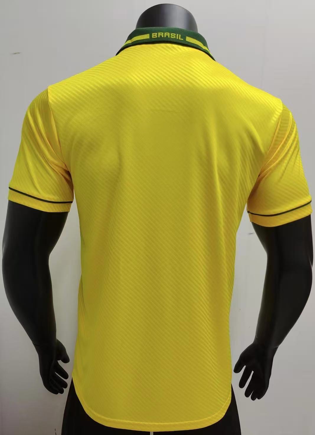 Brazil 1996 Home Retro Jersey (Fan Version) - Image 2