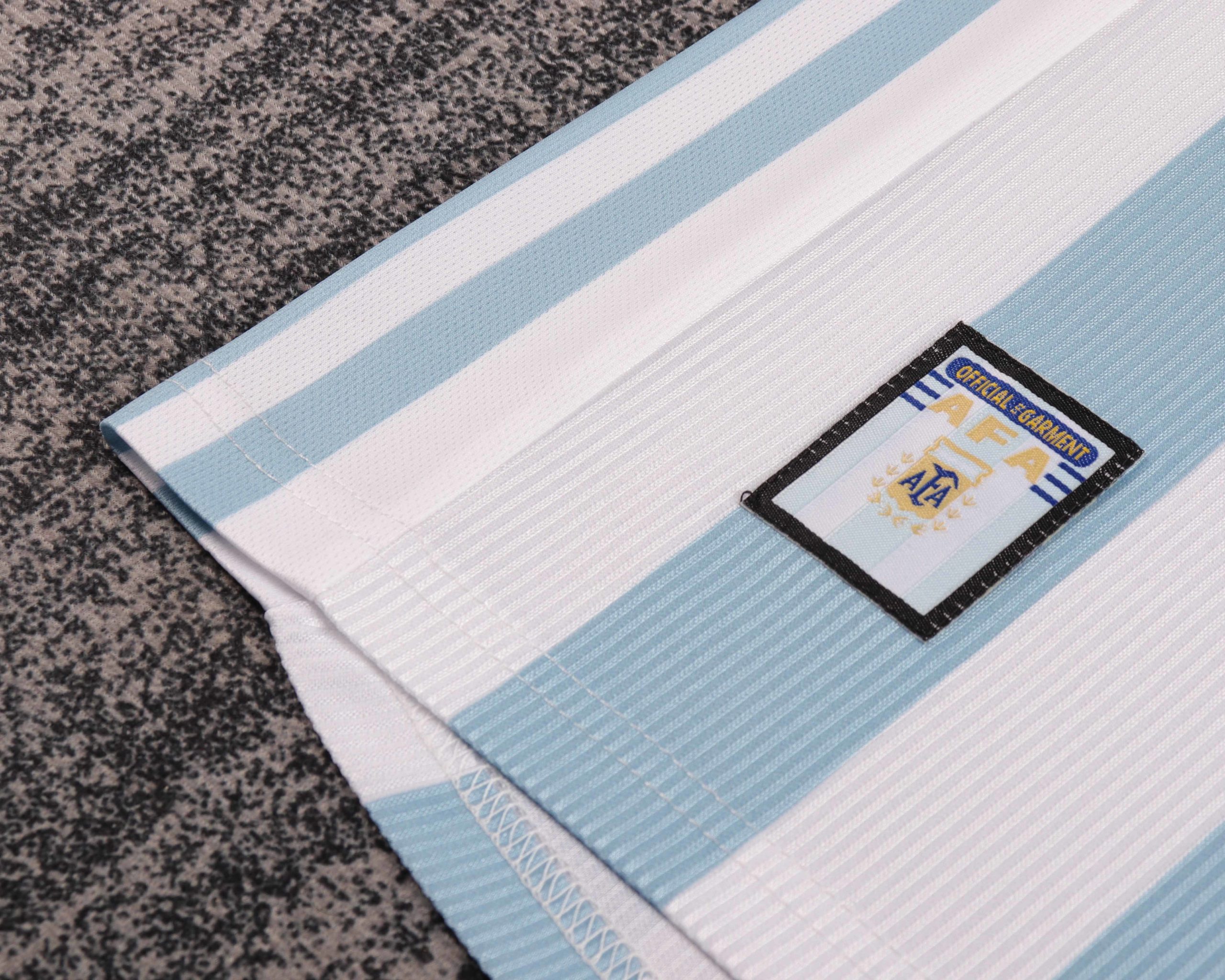 Argentina 1998 World Cup Home Kids Kit - Image 5