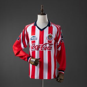 1998/99 Chivas Home Retro Jersey Fan Version Long Sleeve