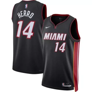 Miami Heat Tyler Herro #14 Black Swingman Jersey - Icon Edition