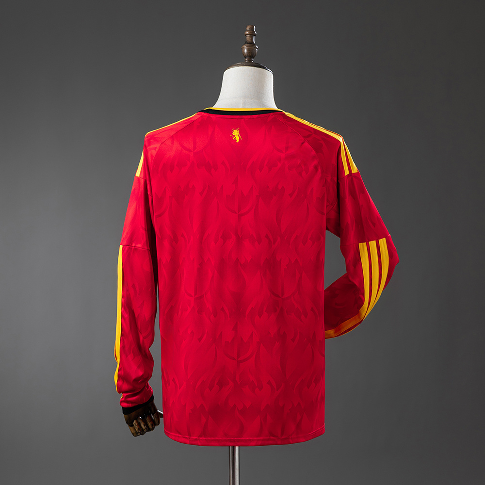 Belgium 2026 World Cup Home Jersey (Fan Version, Long Sleeve) - Image 2