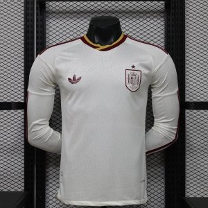 Spain 2026 World Cup Away Jersey (Player Version, Long Sleeve)