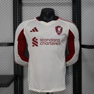 Liverpool 2025/26 Away Jersey (Player Version, Long Sleeve)
