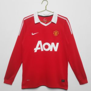 Manchester United 2010/11 Home Retro Jersey (Long Sleeve)