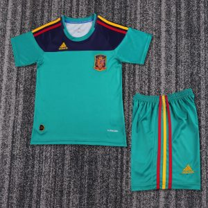 Spain 2010 World Cup Goalkeeper Retro Kids Jersey