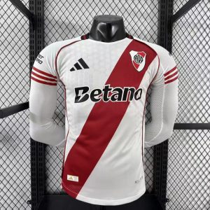 River Plate 2025/26 Home Jersey (Player Version, Long Sleeve)