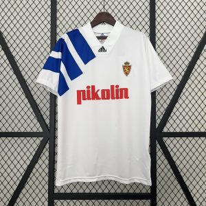1992/93 Real Zaragoza Home Retro Jersey Fan Version