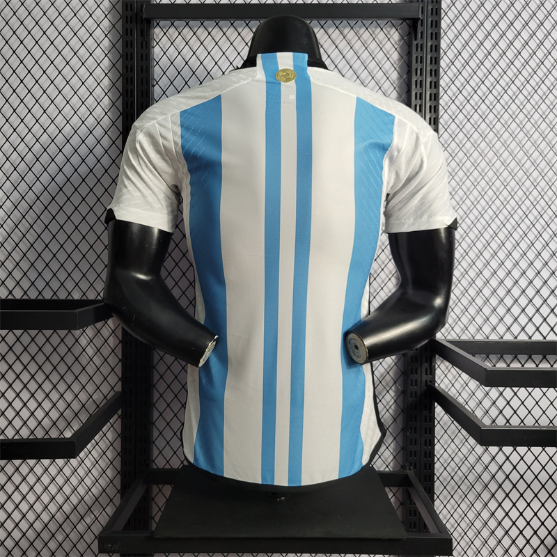 2022 Argentina World Cup 2-Star Home Retro Jersey Player Version - Image 2