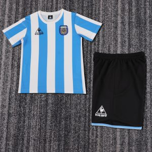 Argentina 1986 World Cup Home Kids Kit