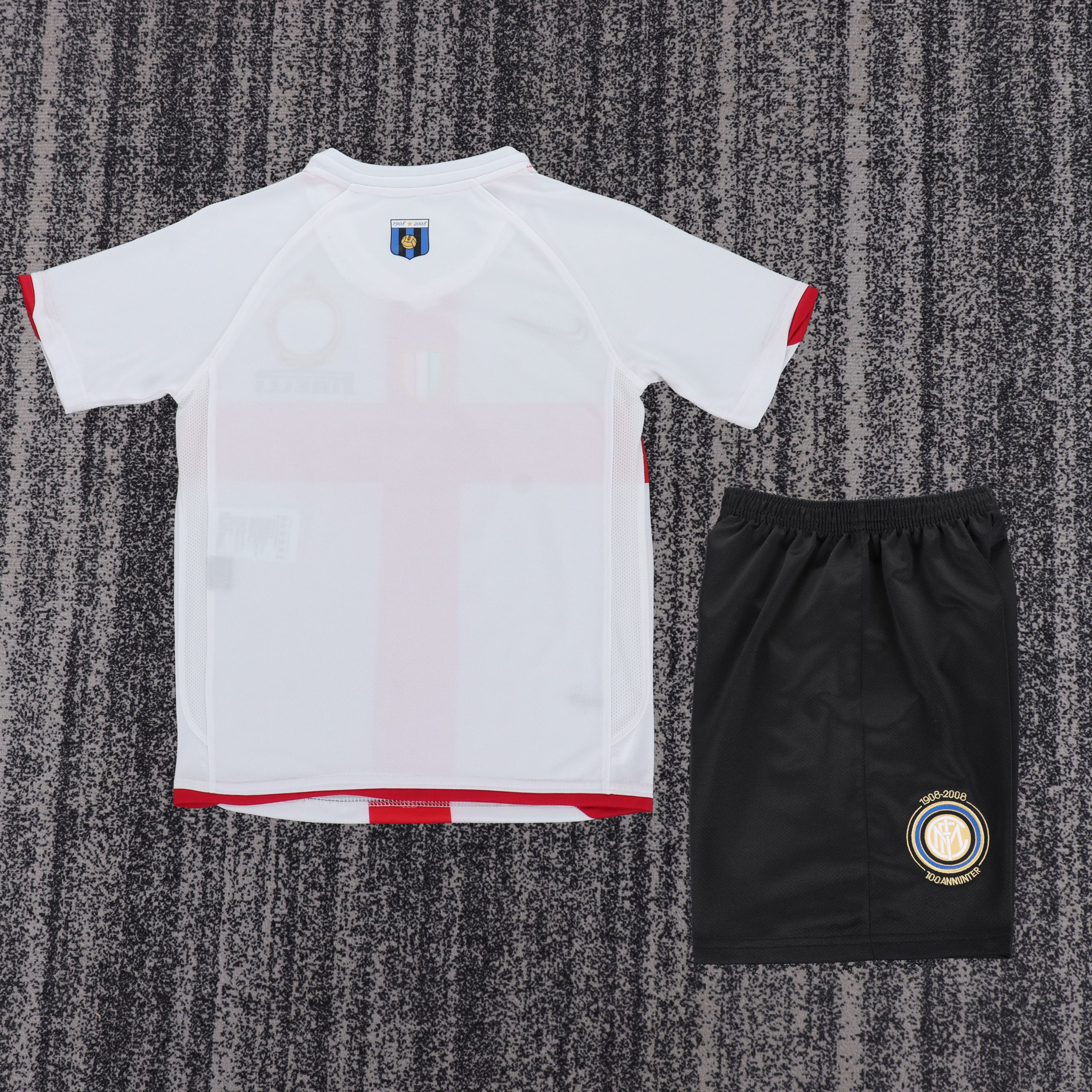 2007/08 Inter Milan Away Retro Kids Kit 100th Anniversary - Image 2