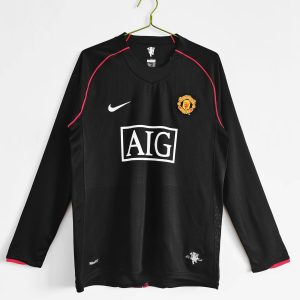Manchester United 2007/08 Third Retro Jersey (Fan Version, Long Sleeve)