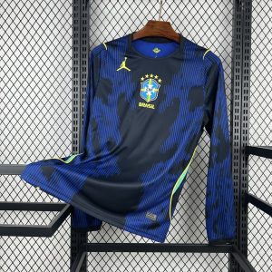 Brazil 2026 World Cup Away Jersey (Fan Version, Long Sleeve)