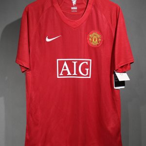 Manchester United 2007/08 Home Retro Jersey (Player Version)