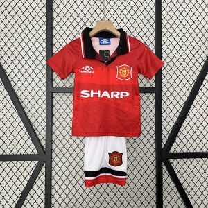 Manchester United 1994/96 Home Kids Kit