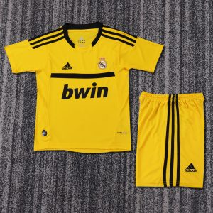 2011/12 Real Madrid Retro Kids Goalkeeper Kit Yellow