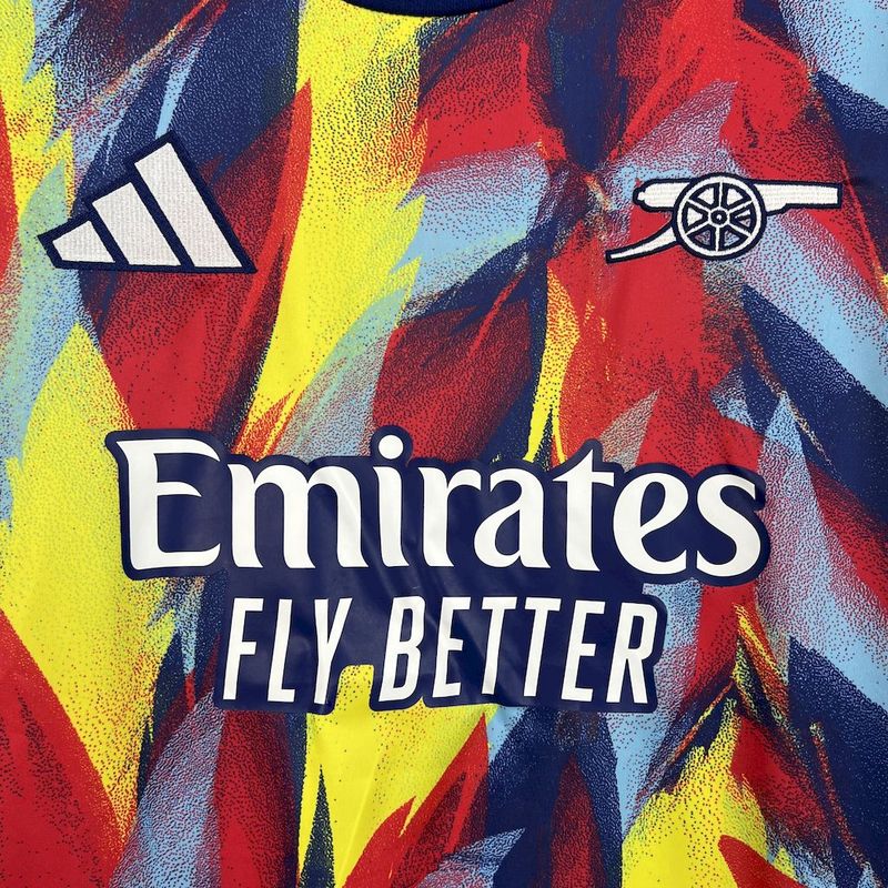2025/26 Arsenal Pre-Match Training Jersey Fan Version - Image 4