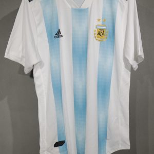 Argentina 2018 World Cup Home Retro Jersey (Player Version)