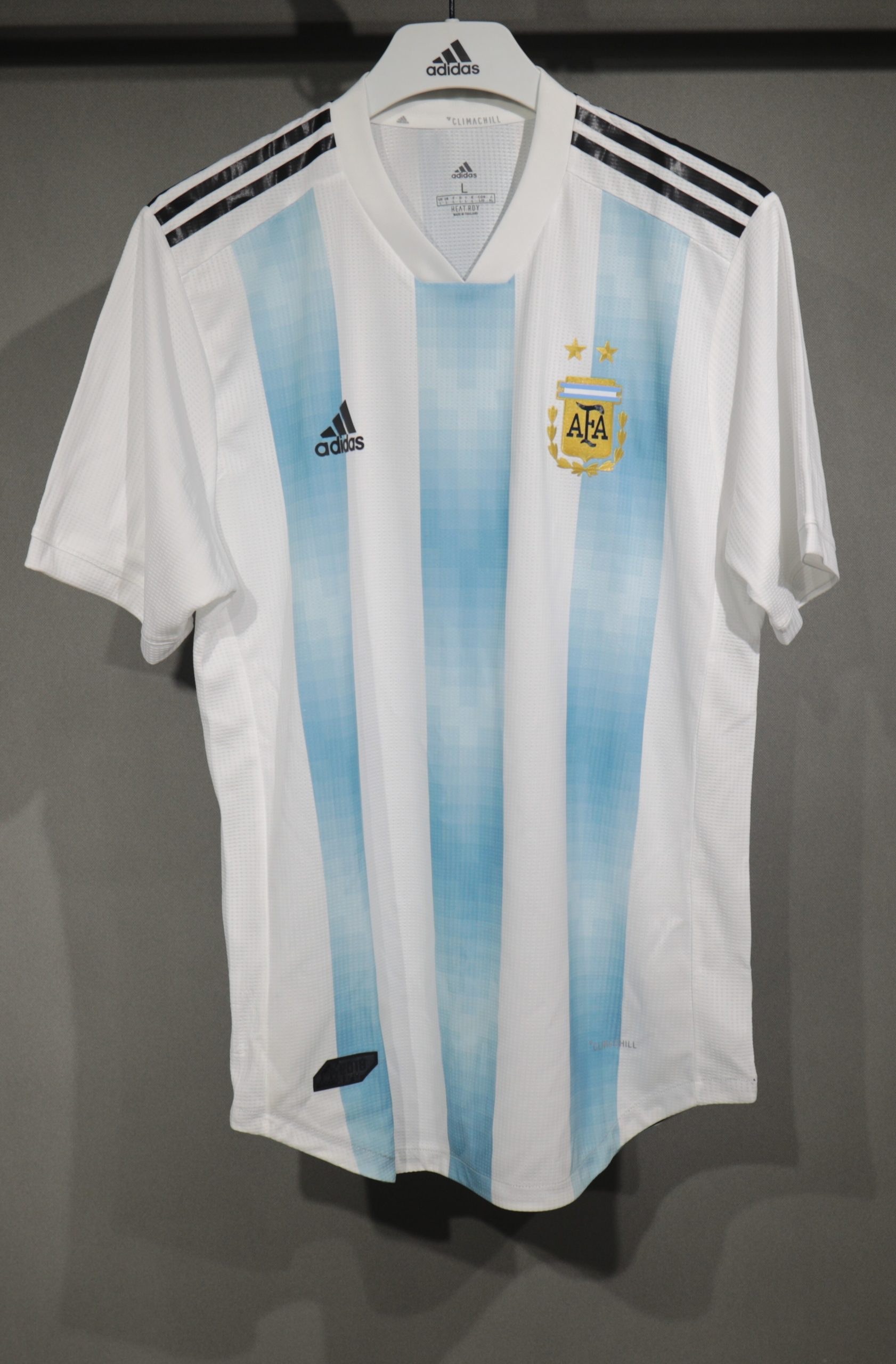 Argentina 2018 World Cup Home Retro Jersey (Player Version)