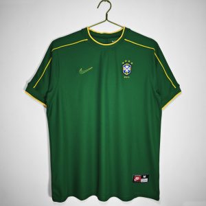Brazil 1998 World Cup Goalkeeper Retro Jersey (Fan Version)