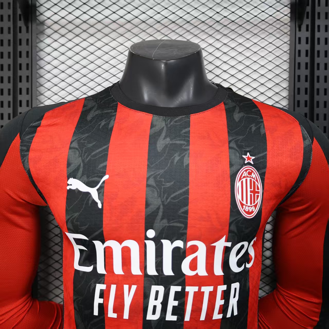 AC Milan 2025/26 Home Jersey (Player Version, Long Sleeve) - Image 5