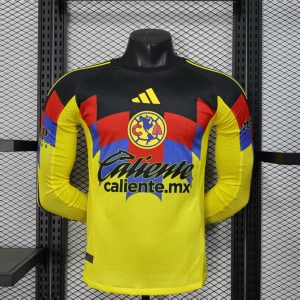 Club America 2025/26 Home Jersey (Player Version, Long Sleeve)